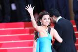 Eva Longoria shows cleavage in blue dress at Opening ceremony & screening of Blindness at the 61st edition of the Cannes Film Festival in Cannes,France